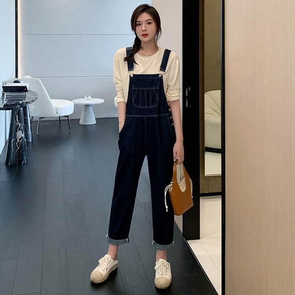 Τζιν ολόσωμη φόρμα με τσέπη