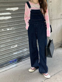 Τζιν φαρδιά φόρμα με ρυθμιζόμενες τιράντες