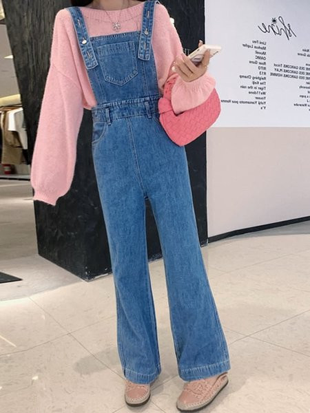 Γυναικείες τζιν φόρμες - με φαρδιά πόδια