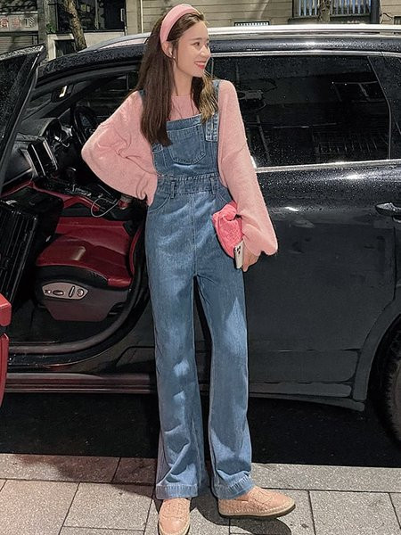 Γυναικείες τζιν φόρμες - με φαρδιά πόδια