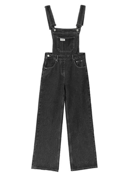 Μοντέρνα γυναικεία τζιν φόρμα - μαύρο και μπλε χρώμα