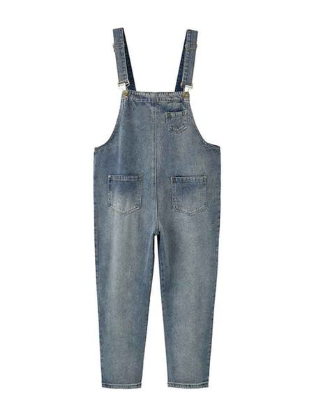 Salopetă de damă din denim cu bretele