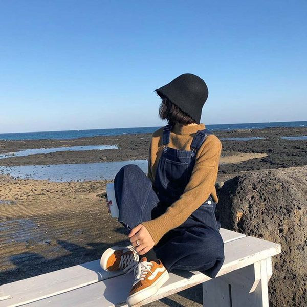 Γυναικεία casual μπλε τζιν φόρμα