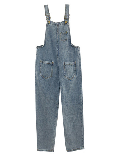 Salopetă casual de damă din denim - model curat