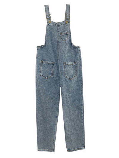 Salopetă casual de damă din denim - model curat