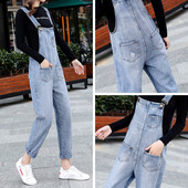 Sinist värvi vabaaja naiste kombinesoon taskutega