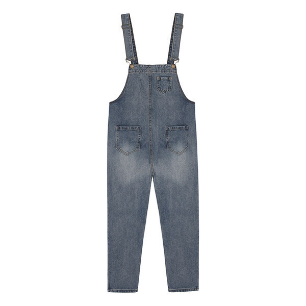 Γυναικεία τζιν ολόσωμη φόρμα σε μπλε χρώμα