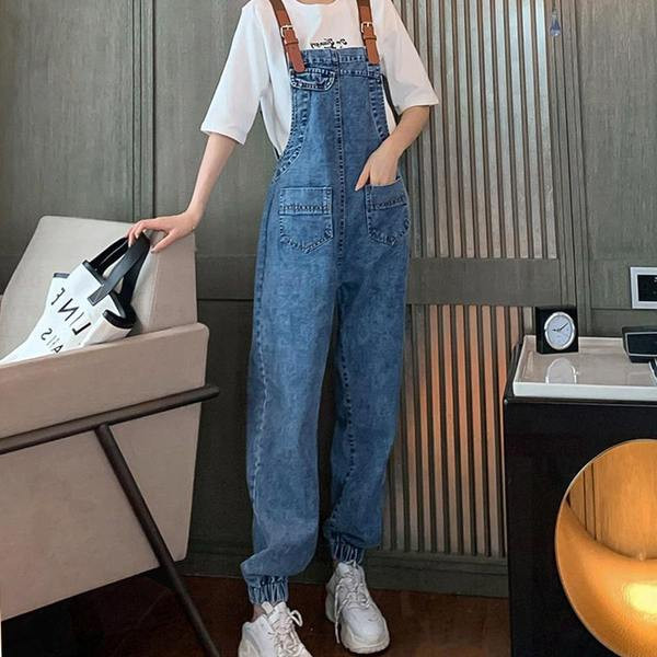 Uue mudeli naiste sinine teksakombinesoon