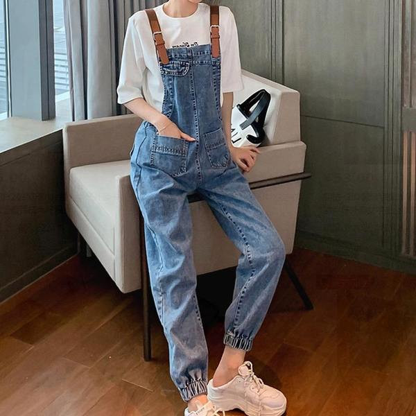 Uue mudeli naiste sinine teksakombinesoon