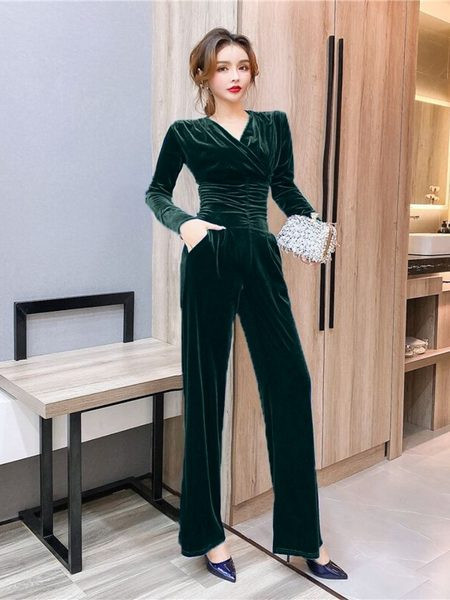 Salopeta casual cu talie inalta si picioare late