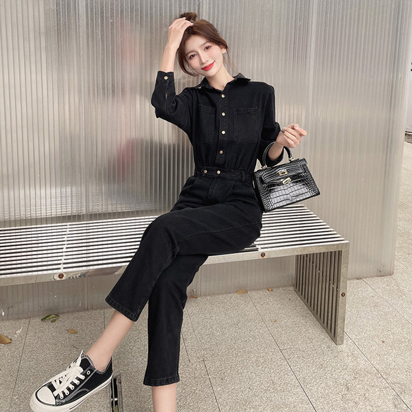 Salopeta de dama cu nasturi si buzunar