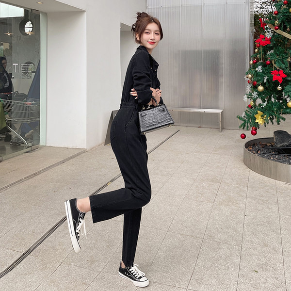 Salopeta de dama cu nasturi si buzunar