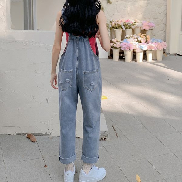 Γυναικεία casual ολόσωμη φόρμα με τσέπη