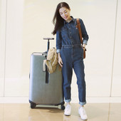 Γυναικεία casual μακρυμάνικη τζιν φόρμα