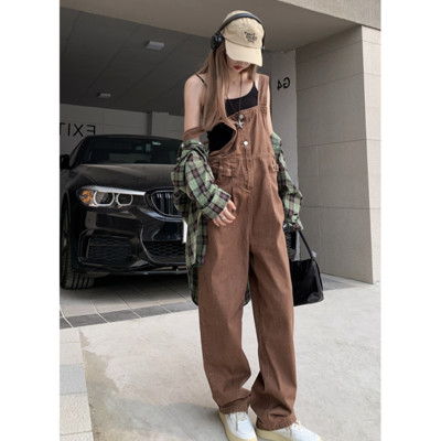 Φαρδύ μοντέλο γυναικεία φόρμα με κουμπιά και τσέπη