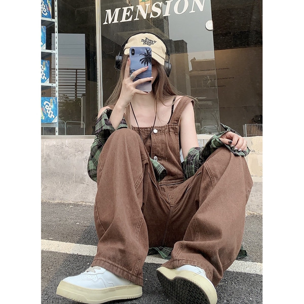 Φαρδύ μοντέλο γυναικεία φόρμα με κουμπιά και τσέπη