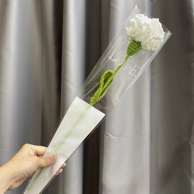 1kom pleteni cvijet ruža tulipani buket lažnog cvijeća vjenčani ukras ručno tkani kućni stol ukrasi kreativni pleteni buket