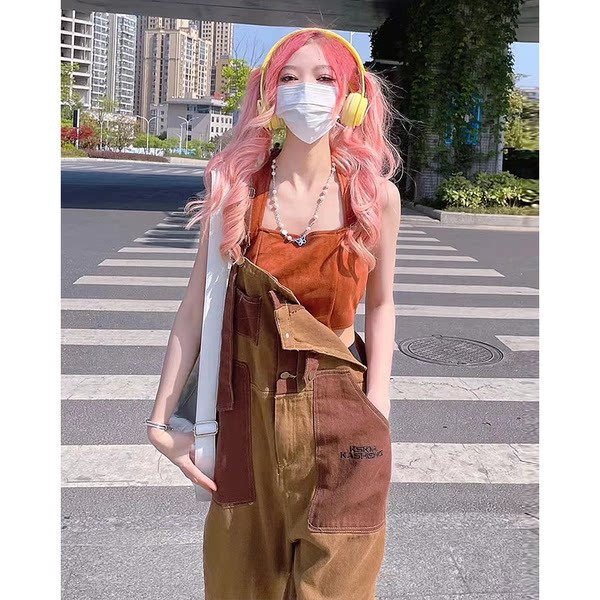 Salopeta dama model casual cu buzunar