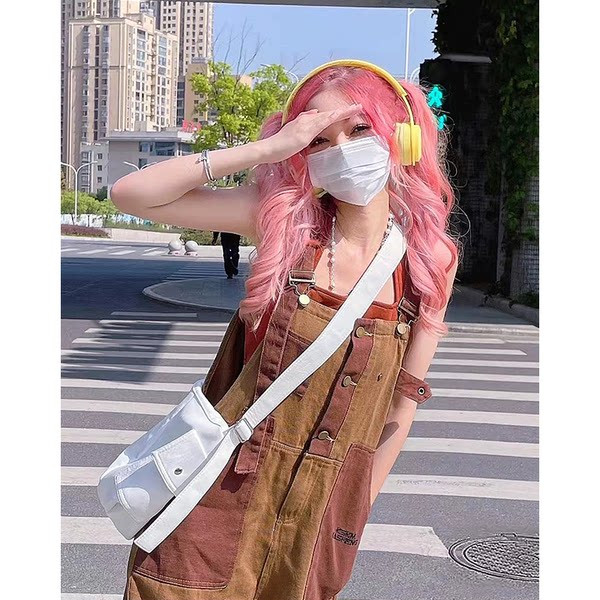 Salopeta dama model casual cu buzunar