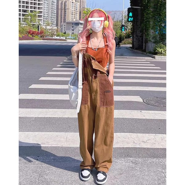 Salopeta dama model casual cu buzunar