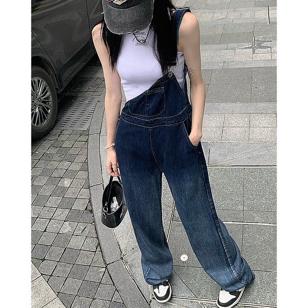 Νέο μοντέλο γυναικεία ολόσωμη φόρμα μπλε τζιν