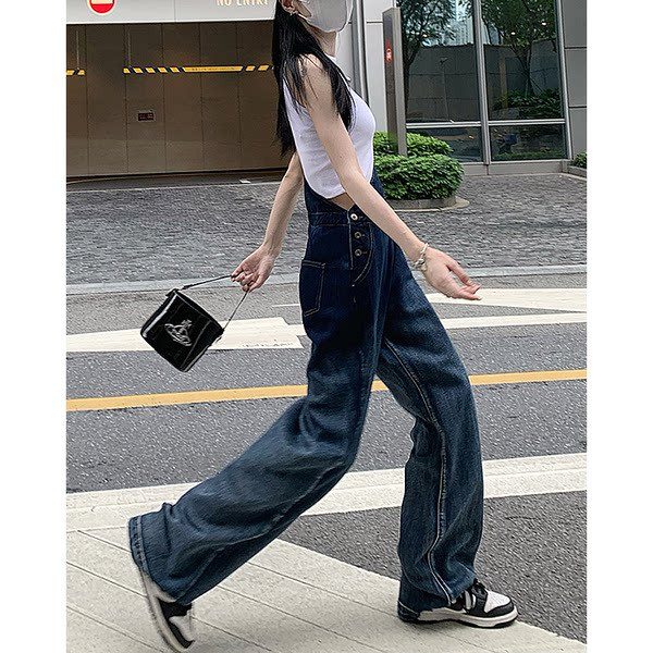 Νέο μοντέλο γυναικεία ολόσωμη φόρμα μπλε τζιν