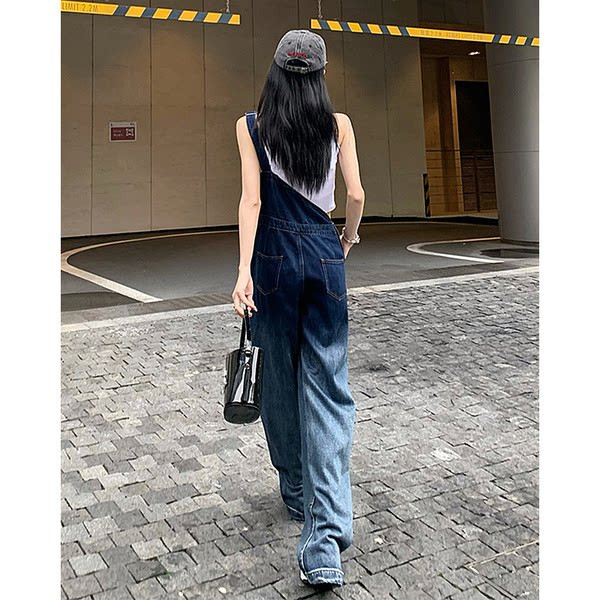 Νέο μοντέλο γυναικεία ολόσωμη φόρμα μπλε τζιν