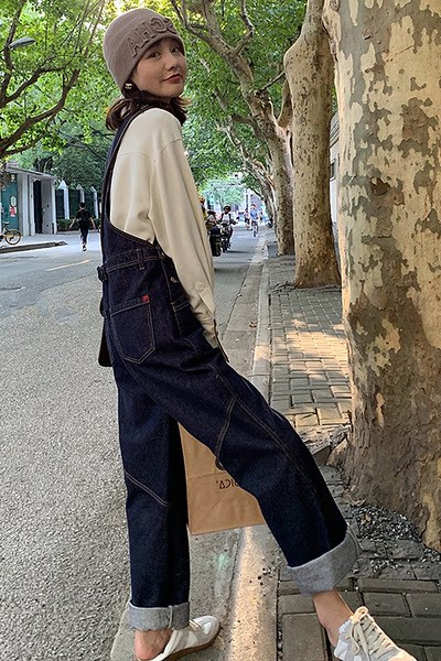 Σαλόνι casual τζιν - με τσέπη