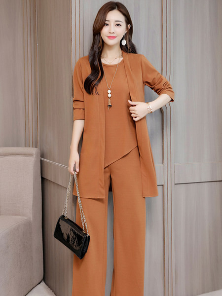 Moteriškas elegantiškas trijų dalių komplektas