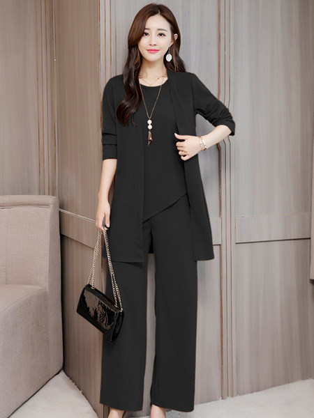 Moteriškas elegantiškas trijų dalių komplektas