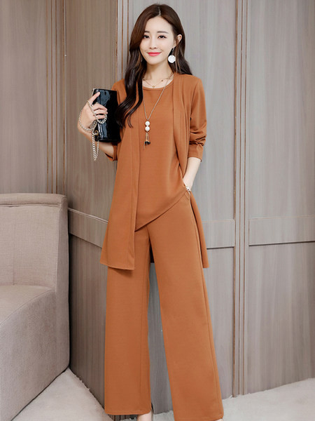 Moteriškas elegantiškas trijų dalių komplektas