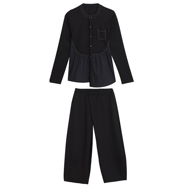 Naiste vabaaja särgi ja pükste komplekt
