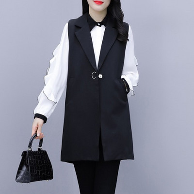 Naiste kaheosaline pükste ja vestide komplekt