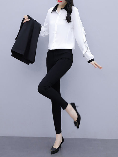 Naiste kaheosaline pükste ja vestide komplekt