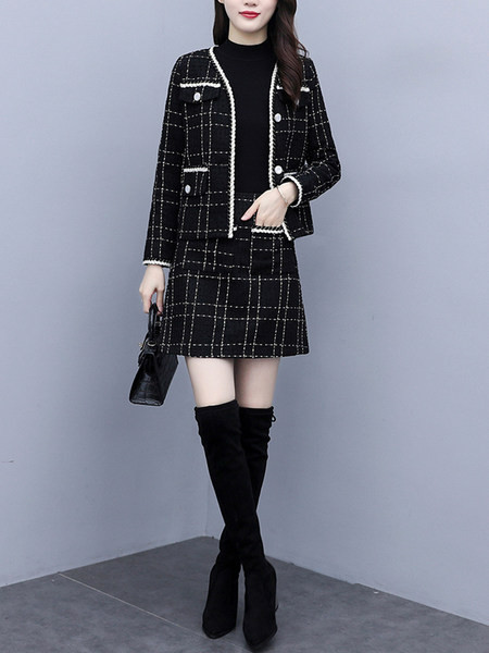 Naiste elegantne nööpide komplekt