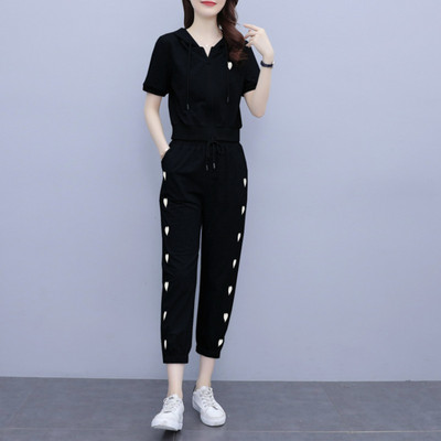 Γυναικείο σετ με κουκούλα casual