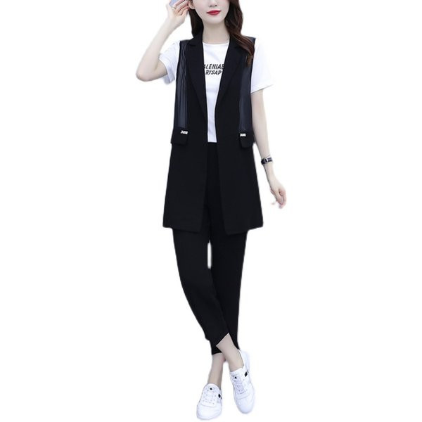 Set de dama din trei piese cu buzunar