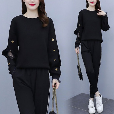 Γυναικείο σετ μαύρου στάμπας