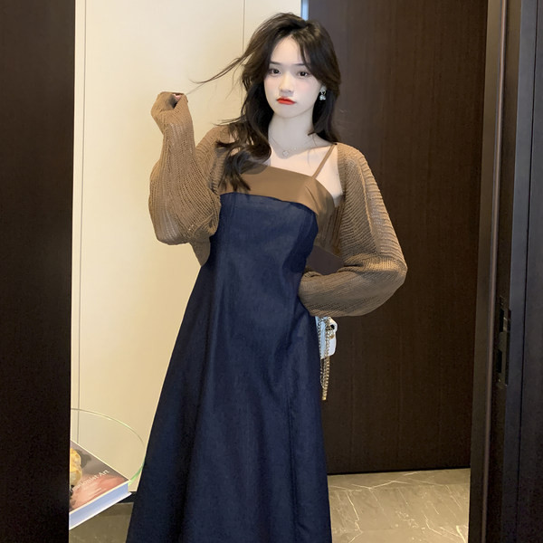 Set rochie casual de dama si bolero