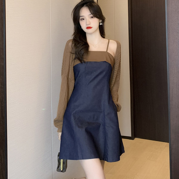 Set rochie casual de dama si bolero