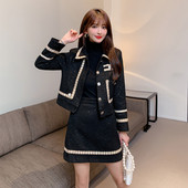 Moderan set suknje i sakoa sa sjajnim elementima