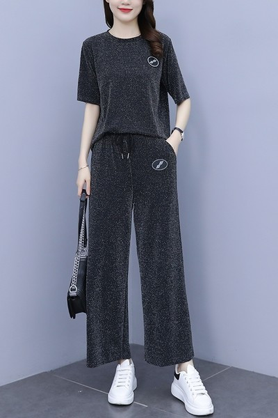 Široki ženski set za svaki dan - hlače i bluza