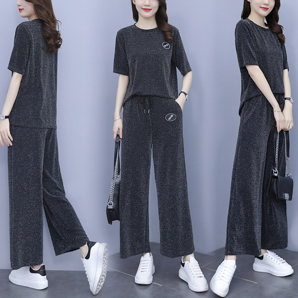 Široki ženski set za svaki dan - hlače i bluza