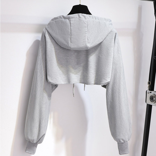 Γυναικείο σετ  φόρεμα και romper με κουκούλα και κορδόνια