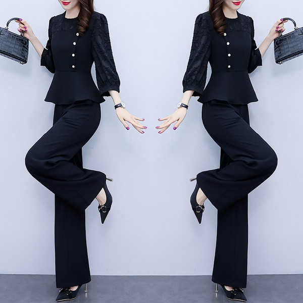 Elegantan ženski dvodijelni komplet bluza i hlače