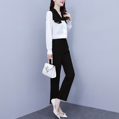 Elegantan dvodijelni komplet - košulja sa hlačama