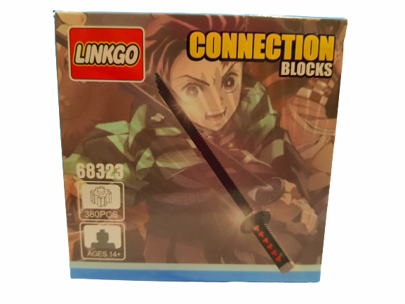 Конструктор Меч, Тип лего, Пластмасов, 380 части