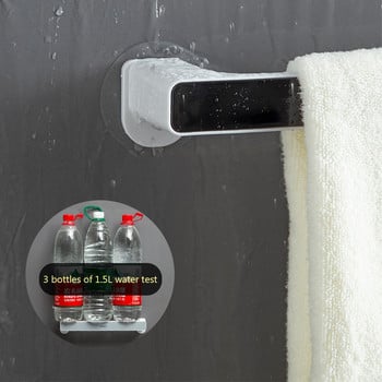 Επιτοίχια θήκη για πετσέτες μπάνιου Αυτοκόλλητη κρεμάστρα πετσετών Μπάρα τουαλέτας Κρεμάστρα μαντηλάκια κουζίνας Γάντζος τοίχου Organizer αποθήκευσης