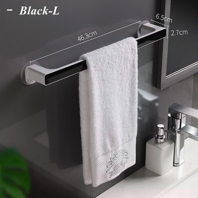 Επιτοίχια θήκη για πετσέτες μπάνιου Αυτοκόλλητη κρεμάστρα πετσετών Μπάρα τουαλέτας Κρεμάστρα μαντηλάκια κουζίνας Γάντζος τοίχου Organizer αποθήκευσης