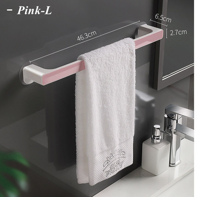 Επιτοίχια θήκη για πετσέτες μπάνιου Αυτοκόλλητη κρεμάστρα πετσετών Μπάρα τουαλέτας Κρεμάστρα μαντηλάκια κουζίνας Γάντζος τοίχου Organizer αποθήκευσης